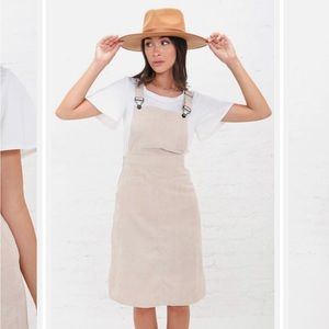 NWOT Zara 100% Cotton Overall Denim Dress